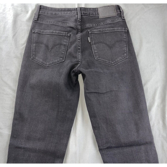 Levi's 721 High Rise Skinny Stretch Denim Jeans. Washed Black, Women's 25. GUC!! - Picture 8 of 9